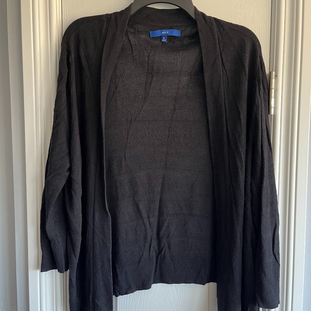 Women's Open Front 3/4 Sleeve Sweater
